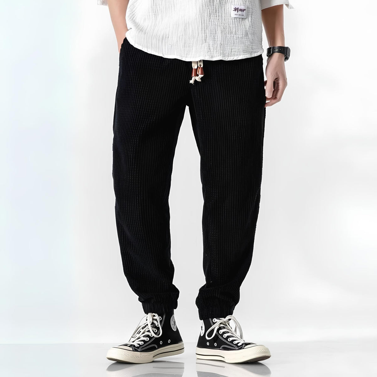 Pantalón Jogger de Pana Oversize