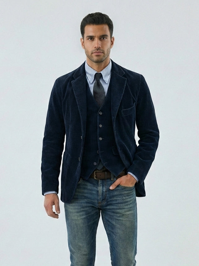 Tommy™ | Conjunto de 2 piezas: blazer y chaleco