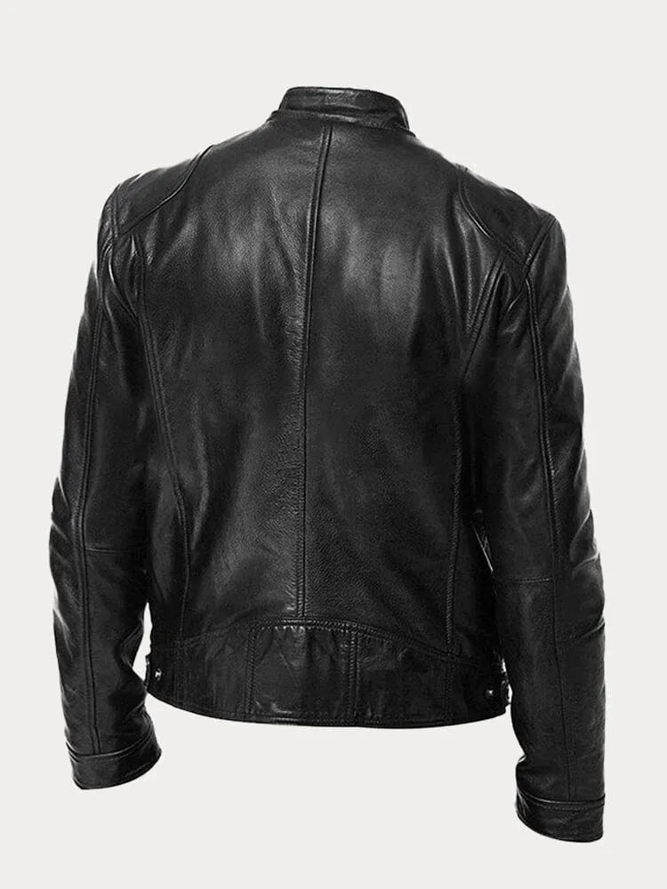 Chaqueta de cuero signature