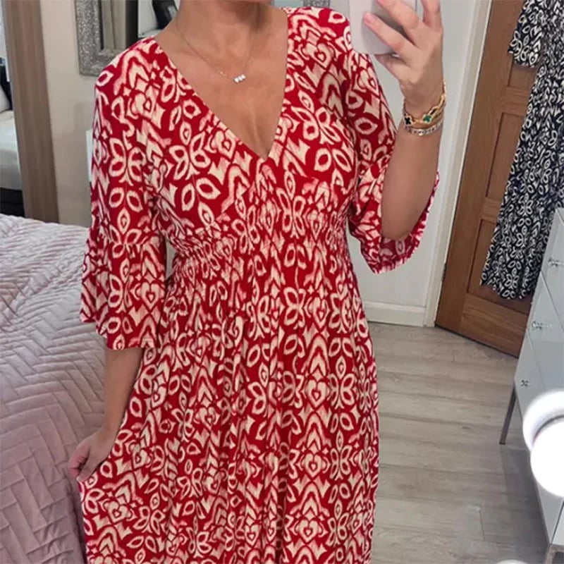 Vestido Floral Elástico